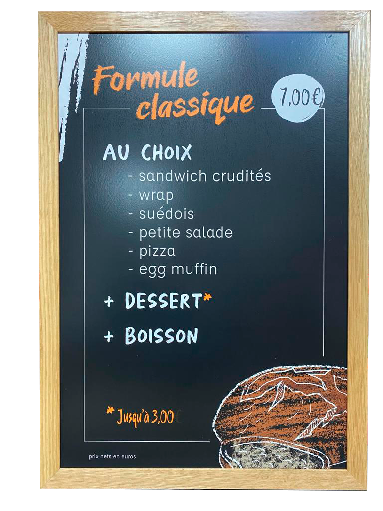 Ardoise boulangerie