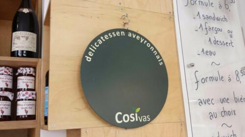 Ardoise ronde cosi vas